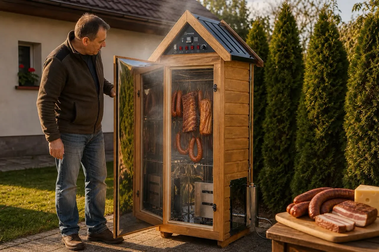 Wędzarnie elektryczne DREVOS — do domu, ogrodu i gastronomii.